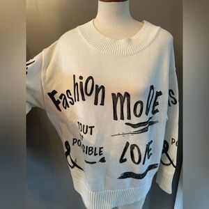 fashion oversized sweater